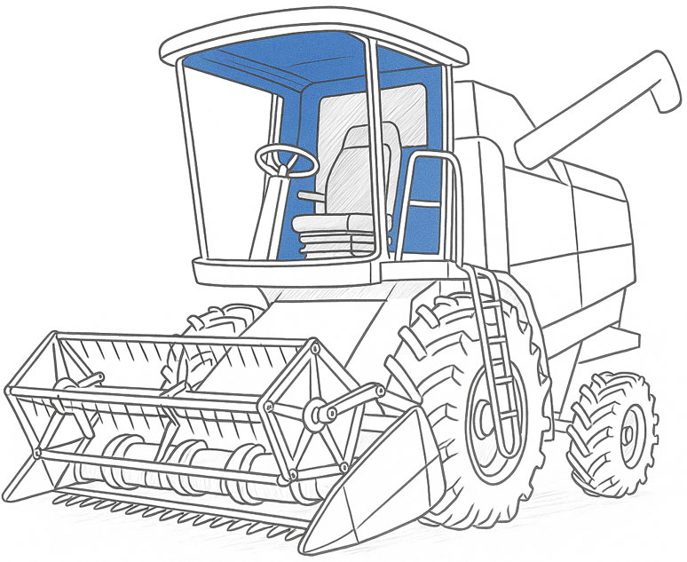 Anwendung in Landmaschinen - modell