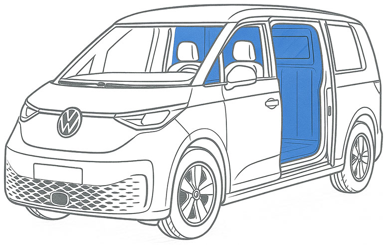 Anwendung in Nutzerfahrzeug - Modell
